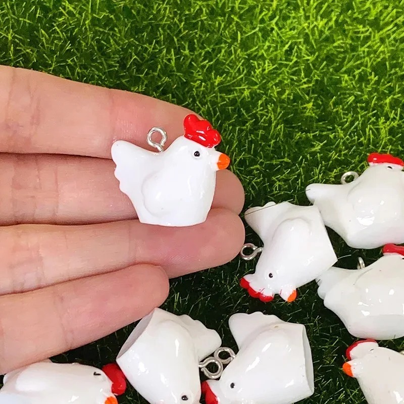 Resin Craft Supplies - 10 قطع من الحليات الراتنجية اللطيفة