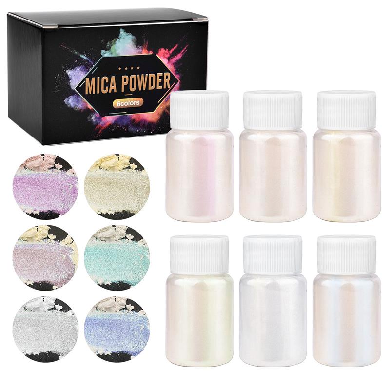 Resin Pigment Set - 6 قطعة-المجموعة راتنجات الايبوكسي صبغ مسحوق
