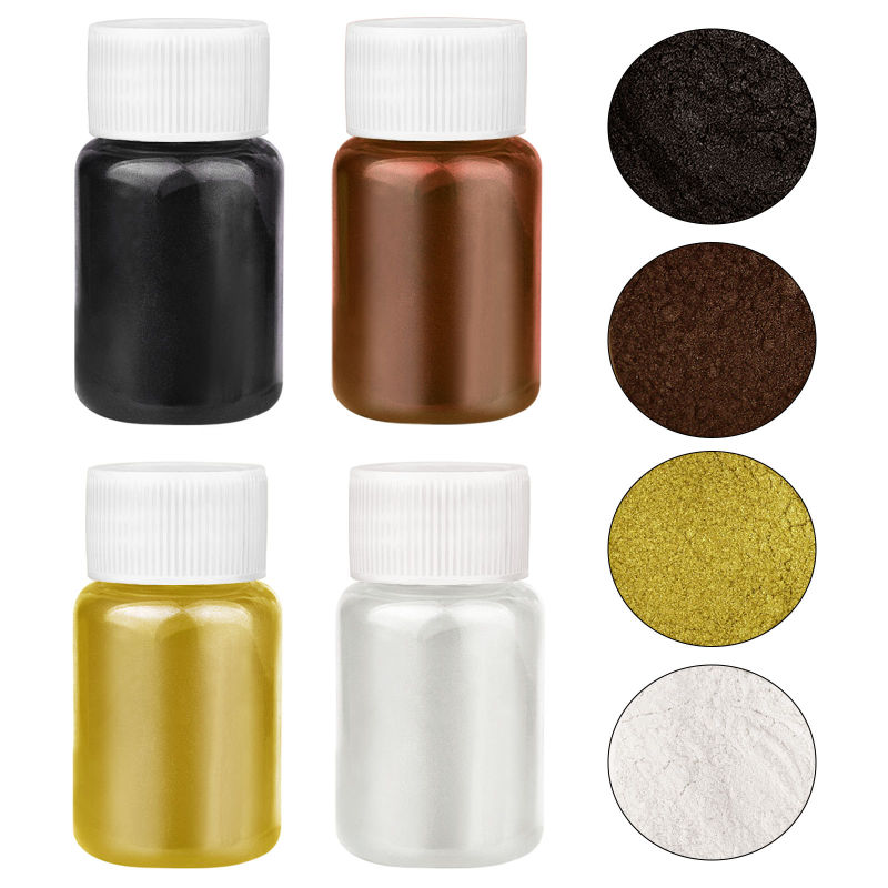 مجموعة من 4 ألوان من مسحوق الل - مراجعة Resin Pigment Set وسعره