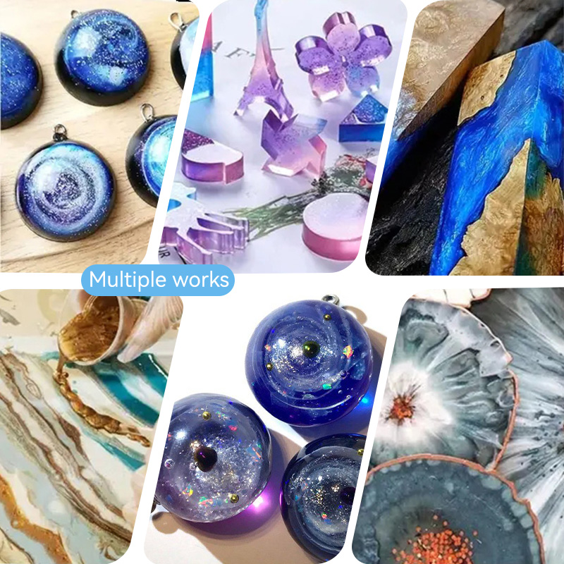 صبغات راتنج الإيبوكسي بتأثير ا - مراجعة Resin Pigment Set وسعره