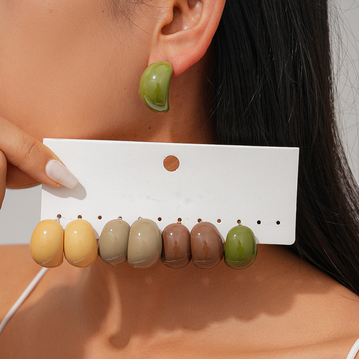 6/8 قطعة لون الحلوى الرجعية ال - مراجعة Resin Jewelry Kit وسعره
