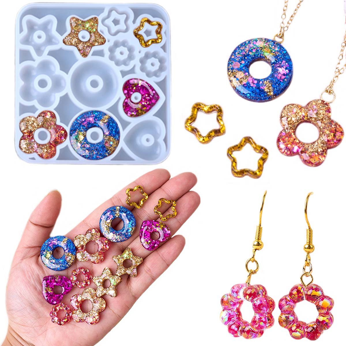 متعددة الوظائف مجوهرات قالب من - مراجعة Resin Craft Ideas وسعره