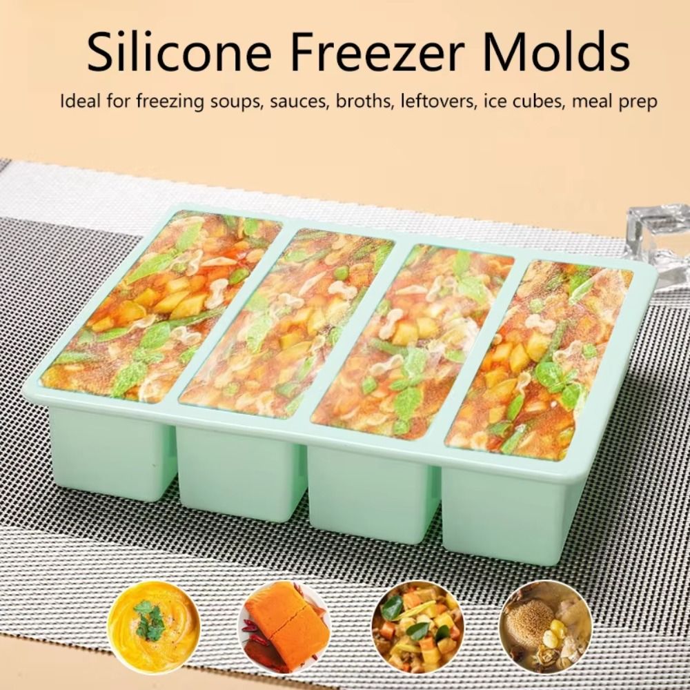 جديد 4 شبكات تخزين عملاق لصلصة - مراجعة Serving Tray Mold وسعره