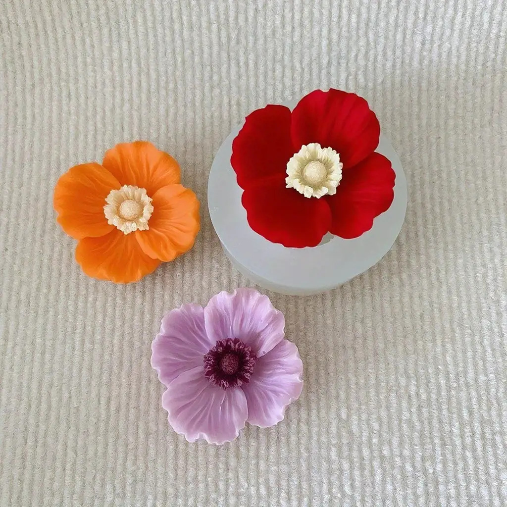قالب شمع سيليكوني على شكل زهرة - مراجعة Resin Craft Ideas وسعره