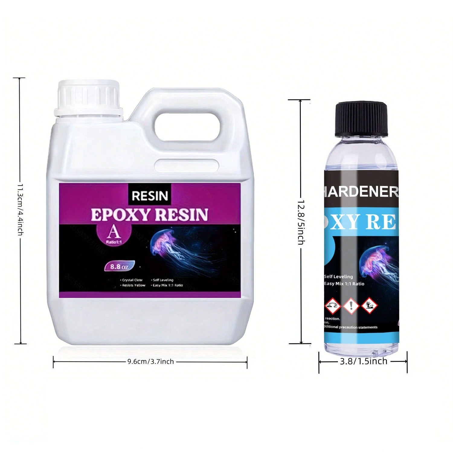 طقم راتنج إيبوكسي شفاف كريستال - مراجعة Resin Jewelry Kit وسعره
