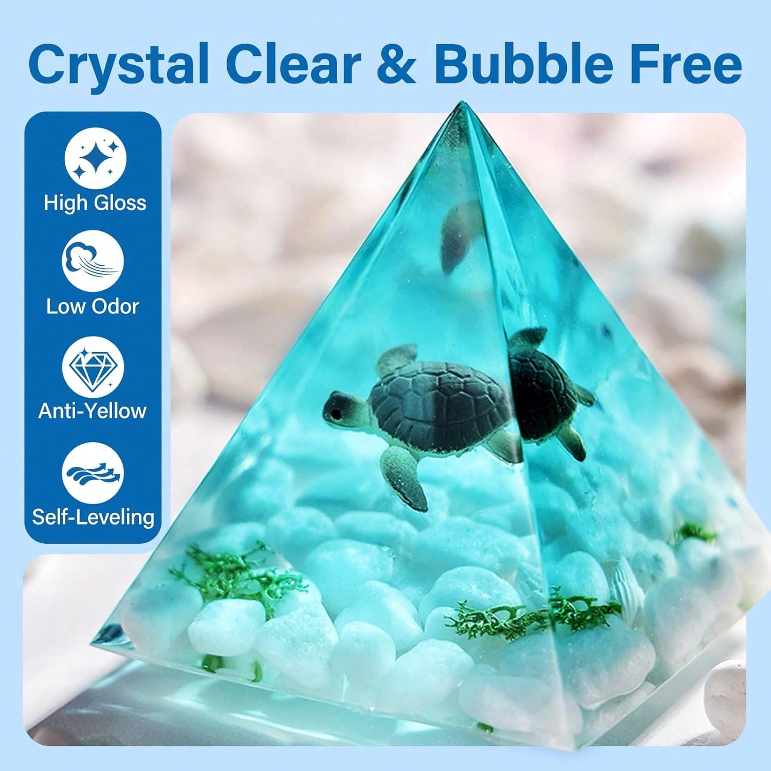 طقم راتنج إيبوكسي شفاف كريستال - مراجعة Resin Jewelry Kit وسعره
