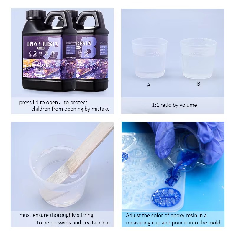 مزيج سهل 1:1 طقم راتنجات الايب - مراجعة Resin Jewelry Kit وسعره