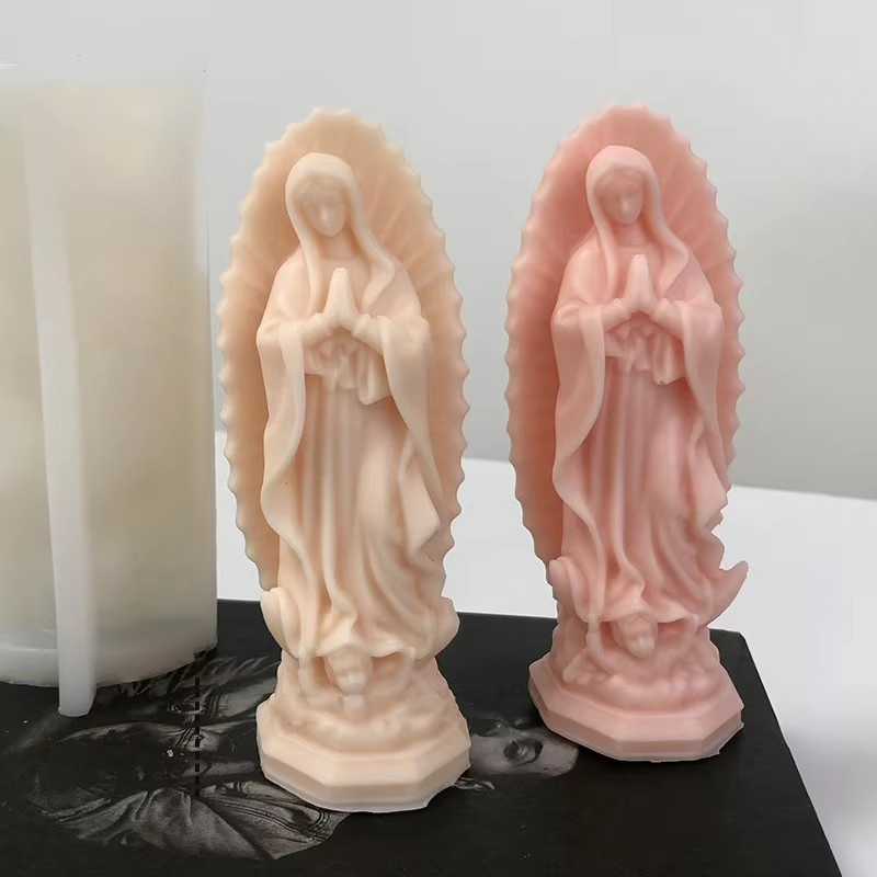 قالب شمع سيليكون للعذراء مريم، - مراجعة Resin Craft Ideas وسعره