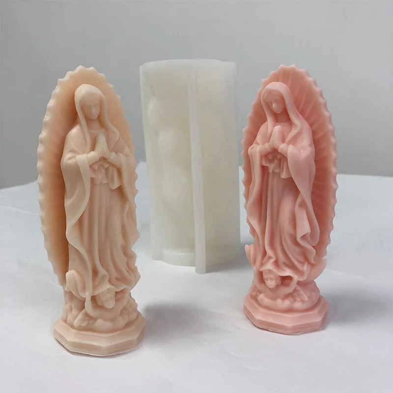 قالب شمع سيليكون للعذراء مريم، - مراجعة Resin Craft Ideas وسعره