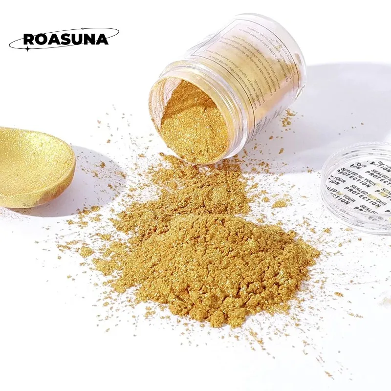 24 لون مسحوق اللؤلؤ الميكا لرا - مراجعة Resin Pigment Set وسعره