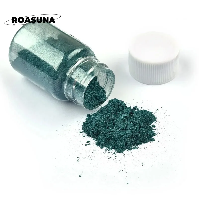 24 لون مسحوق اللؤلؤ الميكا لرا - مراجعة Resin Pigment Set وسعره