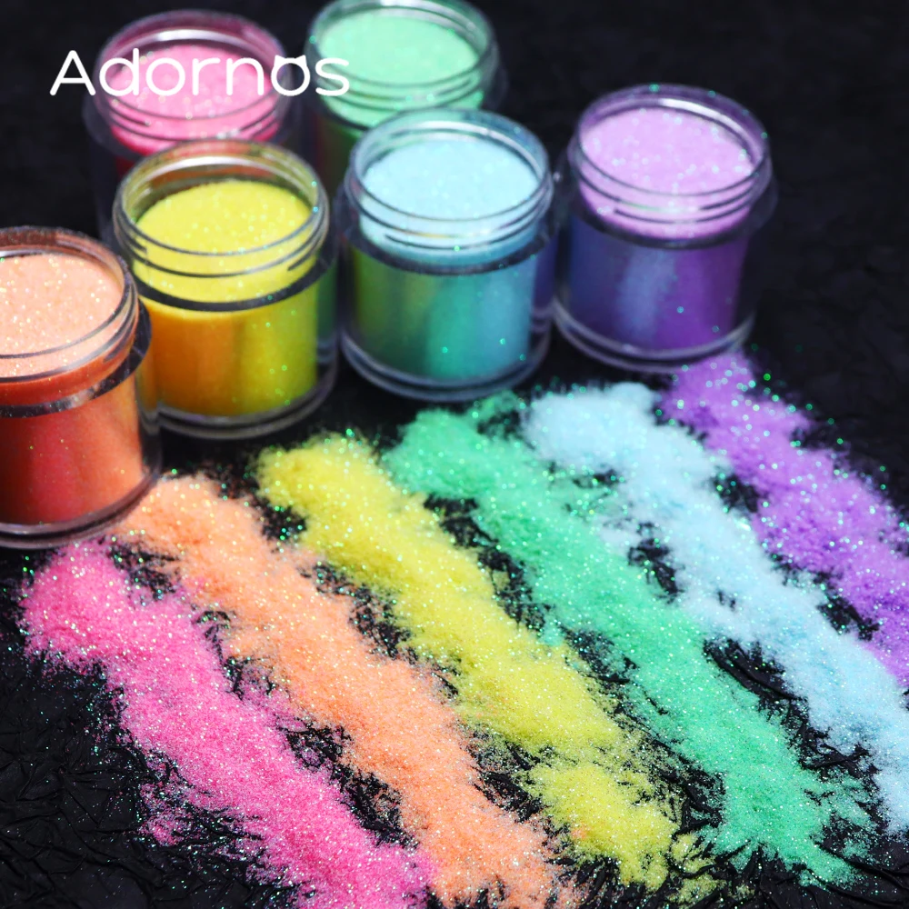 قزحي الألوان بريق السكر مسحوق  - مراجعة Resin Pigment Set وسعره