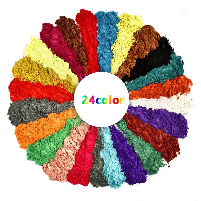10 مللي راتنجات الايبوكسي الصب - مراجعة Resin Pigment Set وسعره