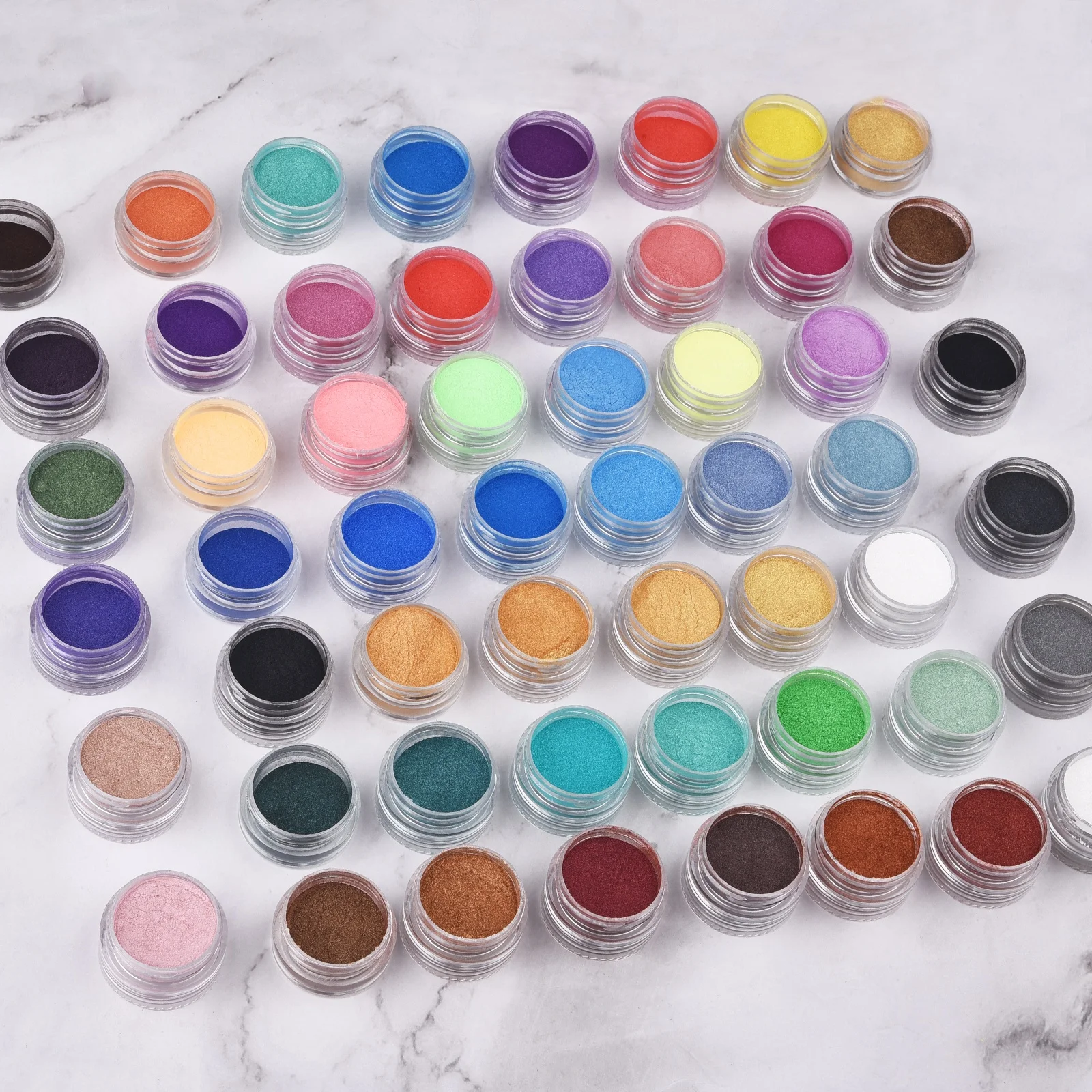 6 ألوان/مجموعة بيرليسسينت مسحو - مراجعة Resin Pigment Set وسعره