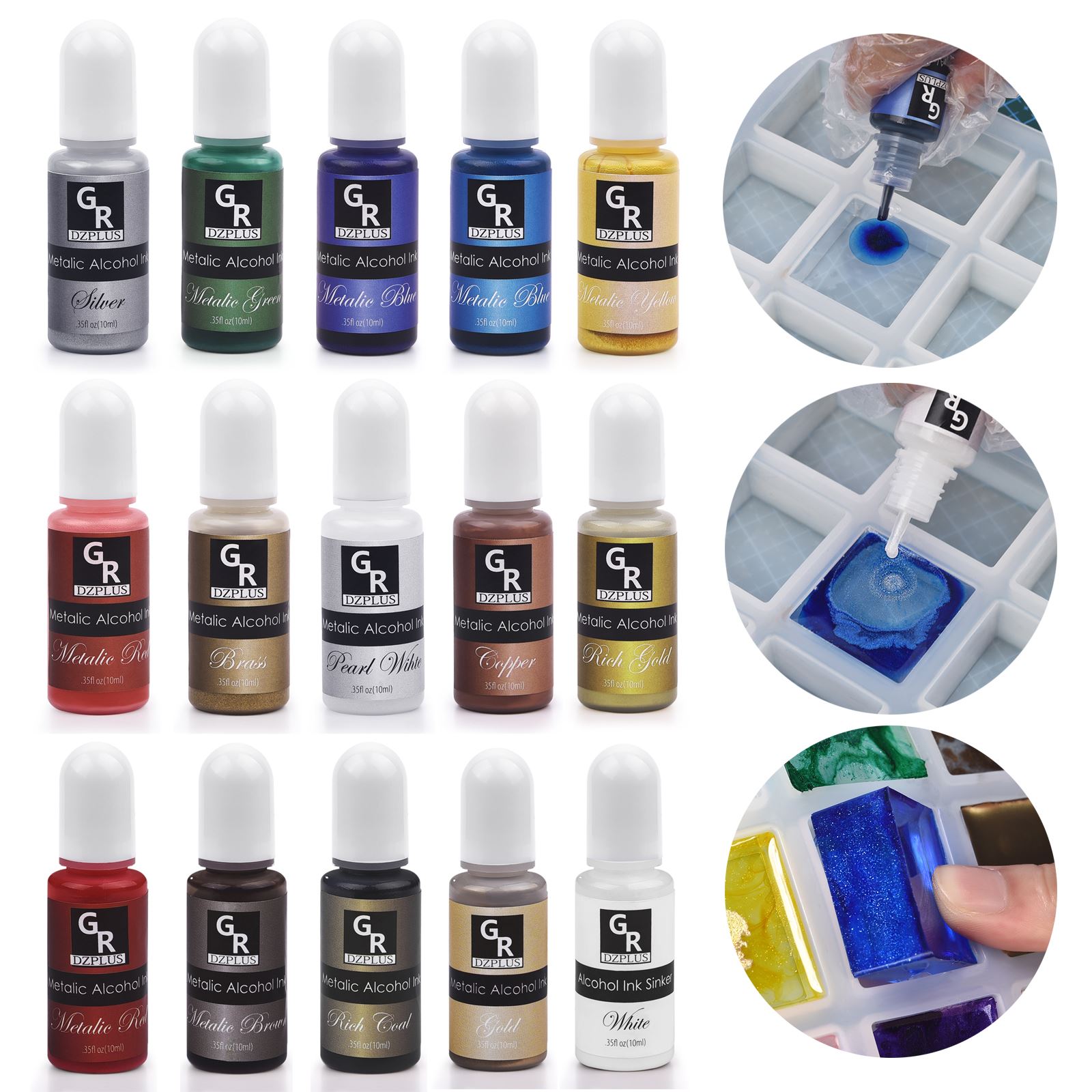 1 مجموعة الراتنج الصباغ عدة ال - مراجعة Resin Pigment Set وسعره